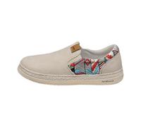 Canvas Sneakers for Men, Fashion Flat Bottom Shoe with Print Comfy Low-Top Skateboard Shoes Non-Slip Lightweight Walking Shoes Breathable Leisure Cloth Shoe Wide Fit Casual Sneakers Beige