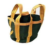 Canvas Soft Tray Bag - Hanging Lifting Net, Nylon Sling Cargo Bag, Dock Safety Tear Resistant Strong Load-Bearing, Material Handling Straps(100X100X100CM/Load 2t)