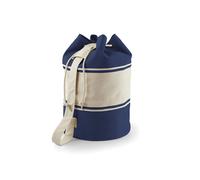 Canvas sports bag in nautical style Quadra Bleu 30 L