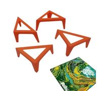 Canvas Stand - Mini Triangle Painting Stands, Stabilizer Feet Easel, Fluid Art Elevation Accessory, ABS Polymer Shockproof | Painting Tool for Artists & Students School