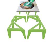 Canvas Stands For Acrylic Casting, Triangular Art Easel Tool, 4 Pieces Painting Stand For Casting, For Student Artists Classroom School Studio Exhibition A