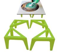 Canvas Stands for Paint Pouring, Canvas Feet Risers Support Stands, Canvas Pouring Support Stand, Pouring Paints Painter Stand, Drawing Board Bracket Artistic Triangular Support Shelf For Art Students