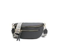 Canvas Strap Sling Chest Bag with Tassels JFY Grey One Size