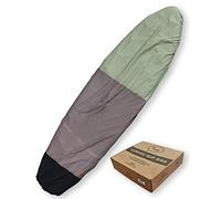 Canvas SUP Bag Cover - Durable Canvas Protective Bag for Stand Up Paddle Boards [CHOOSE 8’, 9’, 10’, 11’, 12’] (Black/Gray/Green, 12'0")