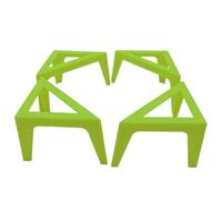 Canvas Support Stand - Triangular Painting Holder Set | 4Pcs Pouring Paint Art Brackets, Beginners Artists Students, Lightweight Easel Board Shelf For Drawing Acrylic Watercolor Oil Craft Display At H