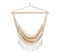 Canvas Swing Chair Rope Hammock Seat Garden Porch Outdoor Trapeze 150KG
