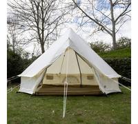 Canvas Tent Shop 3M Glade Bell Tent Lite, No Centre Pole , Just 15.5Kg. Zipped In Groundsheet & Oxford Fabric, Brand New For 2024