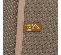 Canvas Tent Shop Polypropylene Matting For 4M Bell Tents, Full Moon, Cocoa