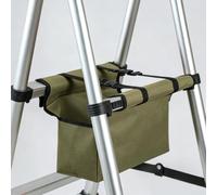 Canvas Tool Bag, Hand Held Storage Organiser For Step Ladder, Multi Pocket Portable Tote For DIY Construction Work Tools