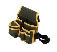 Canvas Tool Belt Bag Pocket Pouch Portable Repair Tools Organizer Workshop Hammer Adjustable Waist Carpenters Garden Bag Multi Functional Waist Pack Large Capacity Storage
