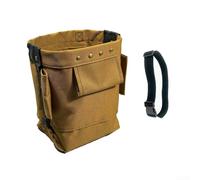 Canvas Tool Belt Pouch, Heavy Duty, Multi Pocket Bag(1 set with Belt) | Built For Electricians And Carpenters, Multi Compartments, Fits Belts, Keeps Tools Close, Handy