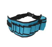 Canvas Tool Pouch,Tool Organiser Bag,Multi-pockets Tool Bag Electrician Waist Pocket Case Screwdriver Drill Hammer Holder Oganizer Carrying Pouch Tools Bag Belt (Color : B) (Color : A) ( Color : Oneco