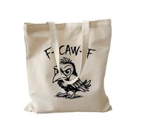 Canvas Tote Bag, Chicken Print Tote, 38 x 42 cm Reusable Cotton Bag, School Beach Travel Shopping Market Outdoor Weekend Picnic Work Use, Reusable Shopping, Daily Carry Bags for School Beach Use