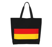 Canvas Tote Bag Flag Of Germany Travel Tote Bag Print Shoulder Bags Lightweight Shopping Bags, For Christmas, Birthday, Swim, 50x40cm