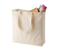 Canvas tote bag Quadra Classic Beige 20 L
