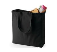 Canvas tote bag Quadra Classic Noir 20 L
