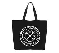 Canvas Tote Bag Vegvisir Tote Bag Girls Shopping Bags Casual Crossbody Bags, For Gym, Daily, Holiday, 50x40cm