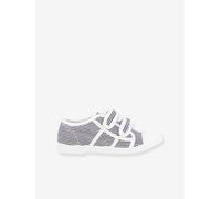 Canvas Trainers for Girls, Clory by LES TROPEZIENNES® PAR M. BELARBI blue dark all over printed