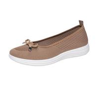 Canvas Trainers Women's Low Shoes with Bow Trainers Platform Slippers