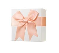 Canvas Trend 1pcs Jewellery Gift Box,Small Square Jewellery Storage Box with lid Bow-Knot for Accessories such as Rings, Necklaces, Earrings, Bracelets, etc.Gift Wrapping.(pink)