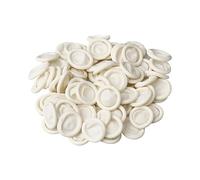 Canvas Trend 200pcs Finger Cots Latex Disposable Finger Protectors Keeping Dressing Dry and Clean for Finger Protection Cleaning (White)