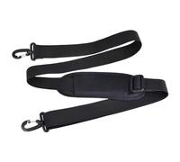 Canvas Trend Black Bag Straps with Thick Padded and Carabiner, Universal Adjustable Shoulder Straps for Bags,160cm Replacement Shoulder Bag Strap,for Messenger,Laptop Cases,Sports Bags,Backpack