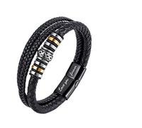 Canvas Trend To My Husband Braided Leather Bracelet,Multi-Layer Wristband Personalized Bracelets with a Never Forget How Much I Love You Card Men's Knitting Jewelry Birthdays Christmas Gifts.