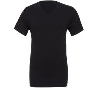 Canvas Unisex Jersey Cotton Short Sleeve Vee V-Neck T-Shirt Tee
