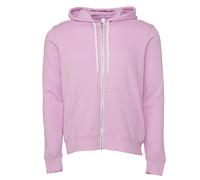 Canvas Unixex Zip-up Polycotton Fleece Hooded Sweatshirt Hoodie Bella + Canvas Lilac XS