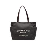 Canvas Vintage Shoulder Bag Dirt- All-Match Tote Multi Pocket Casual Shoulder Bag Female Shopping Work Dat