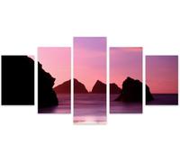 Canvas Wall Art 5 Pieces Canvas Painting Xl/Frameless 150 X 100 Cm 5 Piece Modern Canvas Artwork Pictures Paintings Burning Clouds In The Sky For Living Room Home Decor Festival Gift-7482365009
