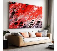 Canvas Wall Art Abstract Liquid Marble Wall Pictures,Canvas Print Artwork for Bedroom Office Home Living Room Wall Decor (120L x 60W CM)