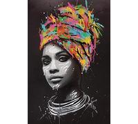 Canvas Wall Art African Woman Wall Art Canvas Prints Modern Pop Art Canvas Paintings On The Wall Posters And Prints Portrait Pictures Home Decor