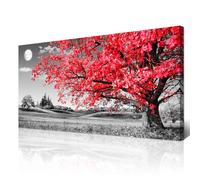 Canvas Wall Art For Living Room Office Wall Decor Bedroom Decor Black And White Landscape Wall Painting Red Tree Scenery Pictures Canvas Prints Ready To Hang For Room Home Decoration 40 X 20