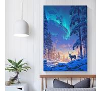 Canvas Wall Art - Freezing Morning Picture Print On Canva, Posters And Prints Wall Art Living Room Home Decor Room Decor Teen 12x18inch(30x45cm)
