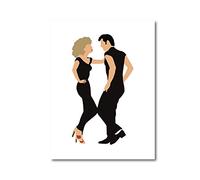 Canvas Wall Art Grease Canvas Prints The Movie Grease Sing Long Vintage Poster Painting Home Wall Living Bedroom Kitchen Home Decoration