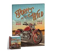 Canvas Wall Art Jigsaw Puzzle - Retro Poster 366 Pieces