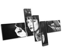 Canvas Wall Art Print Poster Pulp Fiction Tattoo Legend Icon Multi Panel 225x150cm - 13-6238(00B)