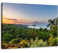 Canvas Wall Art Prints Vibrant Sunrise Over The Wild Untamed Coastal Beauty Manuel Antonio Unframed Canvas Wall Art Decor For Living Room Bedroom Kitchen Bathroom Office Artwork Painting 12x16Inch