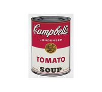 Canvas Wall Picture Abstract Andy Warhol Tomato Soup Canvas Painting Prints and Posters Modern Wall Art Living Room Home Office Decoration Frameless (Color : No Frame, Size : 50x70cm)