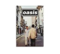 Canvas Wall Poster Inspired by The Oasis Album - Contains Bright Colors Such As Sky Blue, Ginger, Mixed Tones, White, Pink And Black Poster Canvas Wall Art For Living Room Bedroom Gaming Room Office P