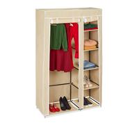 Canvas wardrobe Fabric Closet Folding Cupboard Lightweight Portable Wardrobe