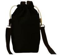 Canvas Water Bottle Bag 14x11x31cm Waterproof Adjustable Strap | Multiple compartments for storage Lightweight for daily commutes Classic black and army green color options