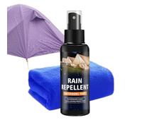 Canvas Waterproofing Spray | 100ML Rainproof Solution | with Towel Oil-proof Fabric Water Shield | for Shoe Jacket Tent Boot Sneaker Furniture Upholstery Clothing RV Patio