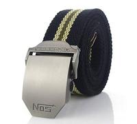 Canvas Web Belt,Arrow Nos Text Deep Black Stripe Art Adjustable Cut To Fit Golf Belt Flip Top Buckle Metal Jeans For Men Waistband Army Military Tactical Male Jeans Chinos Weekday Suits,Picture,1