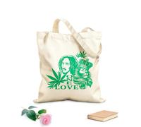 Canvas Wine Gift Bag Humans and Lions: One Love 340g/m² thick fabric Matches clothing