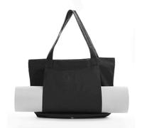 Canvas Yoga Mat Storage Bag Pilates Mat Shoulder Carrier for Office Workout