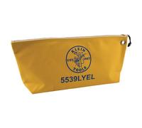 Canvas Zipper Pouch, 40.6 cm Tool Bag Storage Organizer, Yellow Klein Tools 5539LYEL