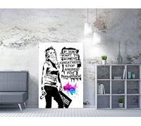 CanvasArtShop- BANKSY ACHIEVE GREATNESS- CANVAS WALL ART PICTURE PRINT (45x30)