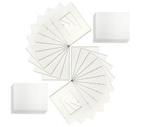 Canvasbay Picture Mounts for Frames with Backs and Clear Resealable Bags - 1.4mm Mount Card for Picture Framing (Antique White, 10"x8" to Fit 7"x5")
